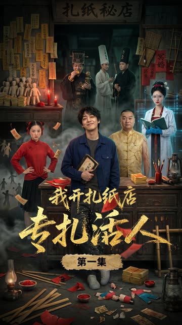 我开扎纸店，专扎活人
